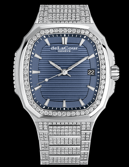 Replica DeLaCour Elite Vault Blue WAST5004BL Watch